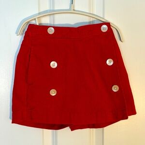 Gap Kids Red Corduroy Skort Size 2T